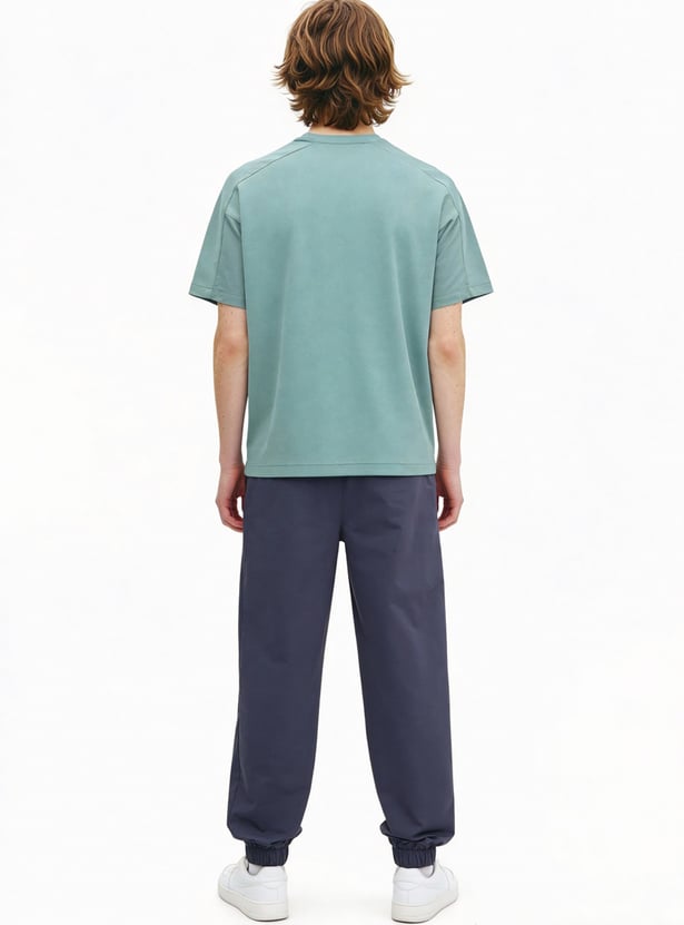 Boys Textured Knit T-shirt