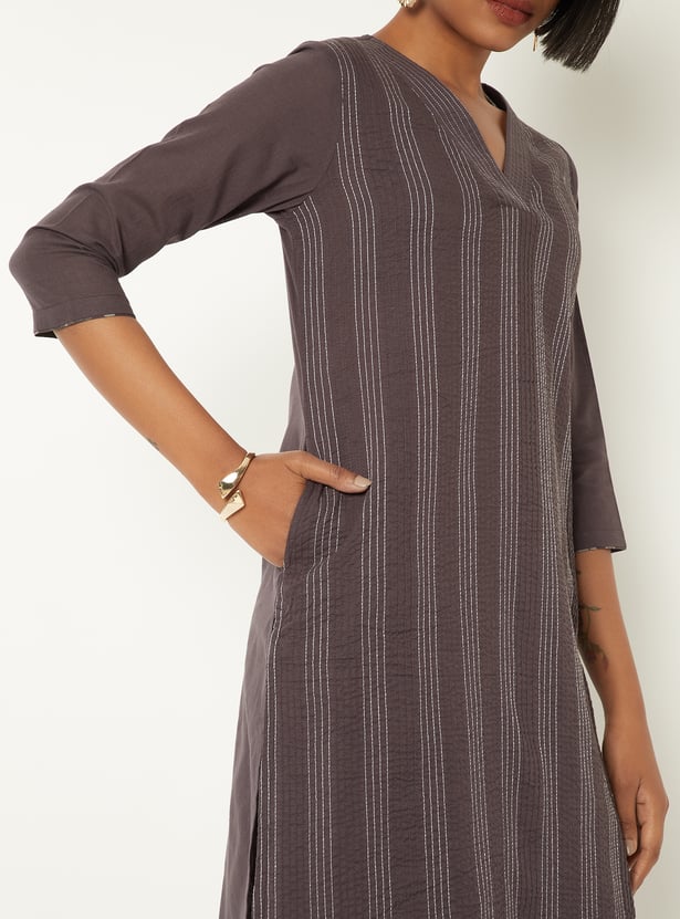 Women Printed Straight Kurta Set