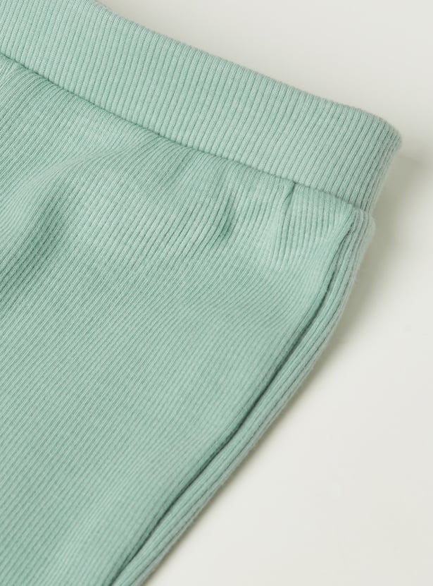 Girls Printed T-shirt and Pants Set