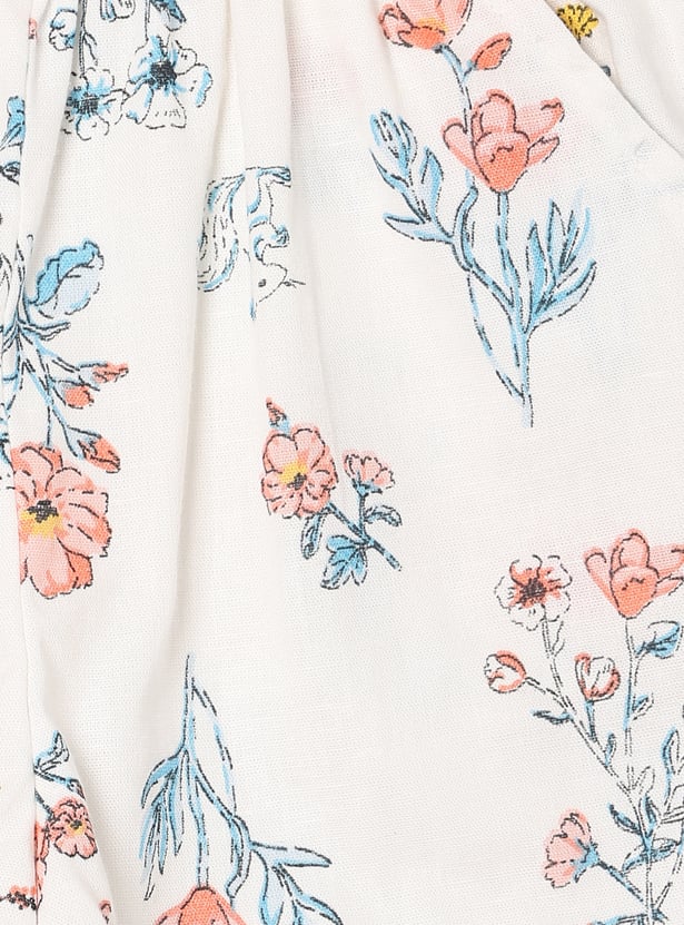 Girls Printed Shorts Set