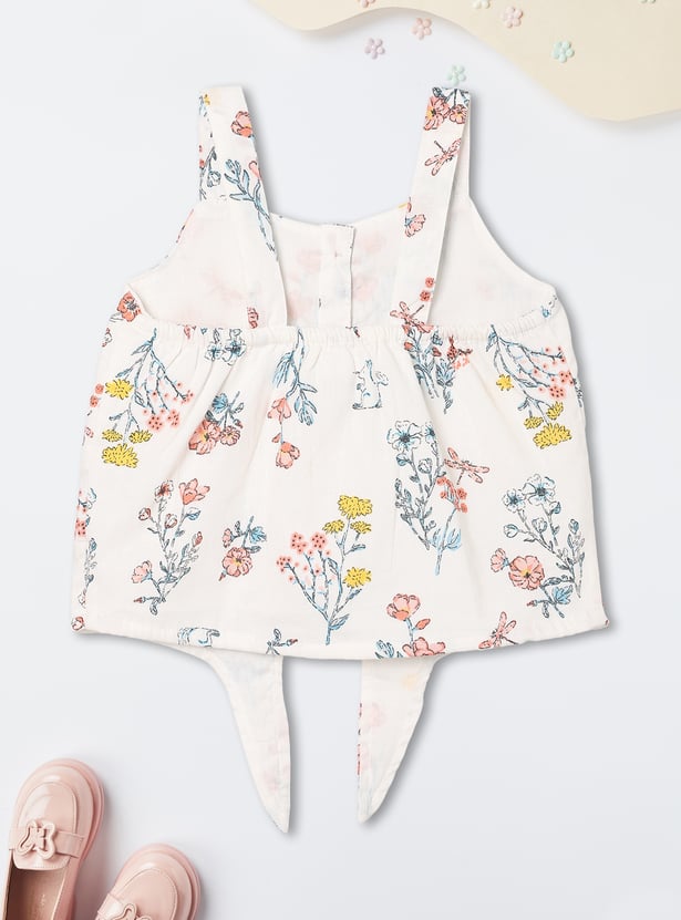 Girls Printed Shorts Set