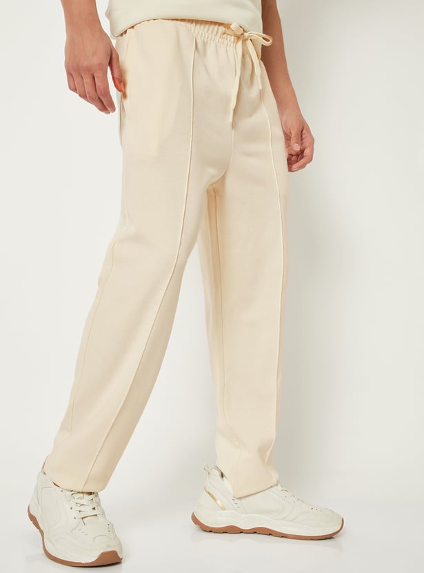 Men Pintuck Athleisure Track Pants