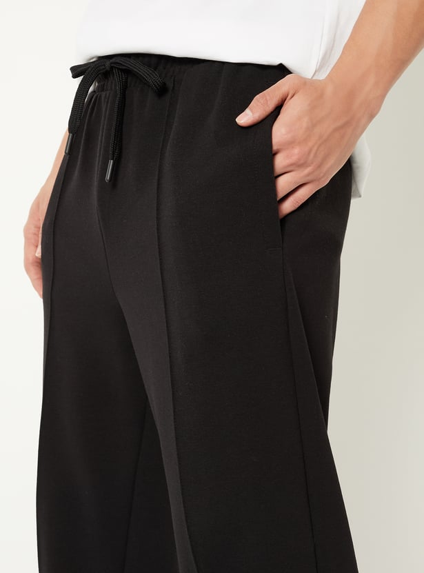 Men Pintuck Athleisure Track Pants