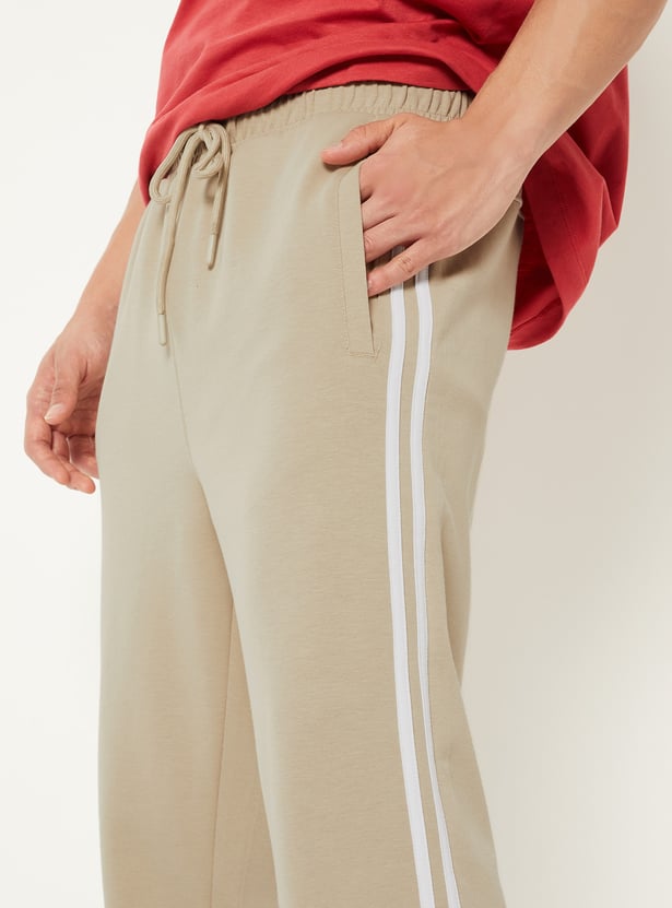 Men Side Stripes Track Pants