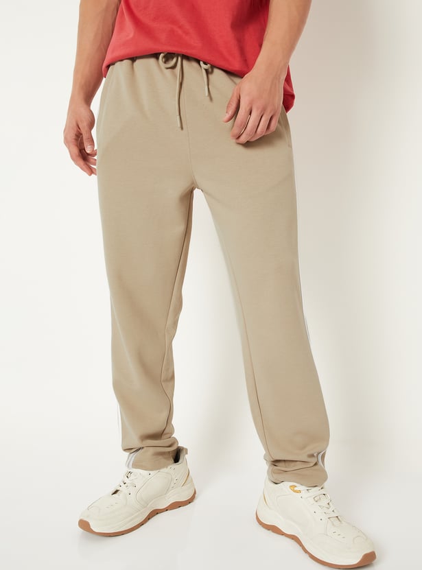 Men Side Stripes Track Pants