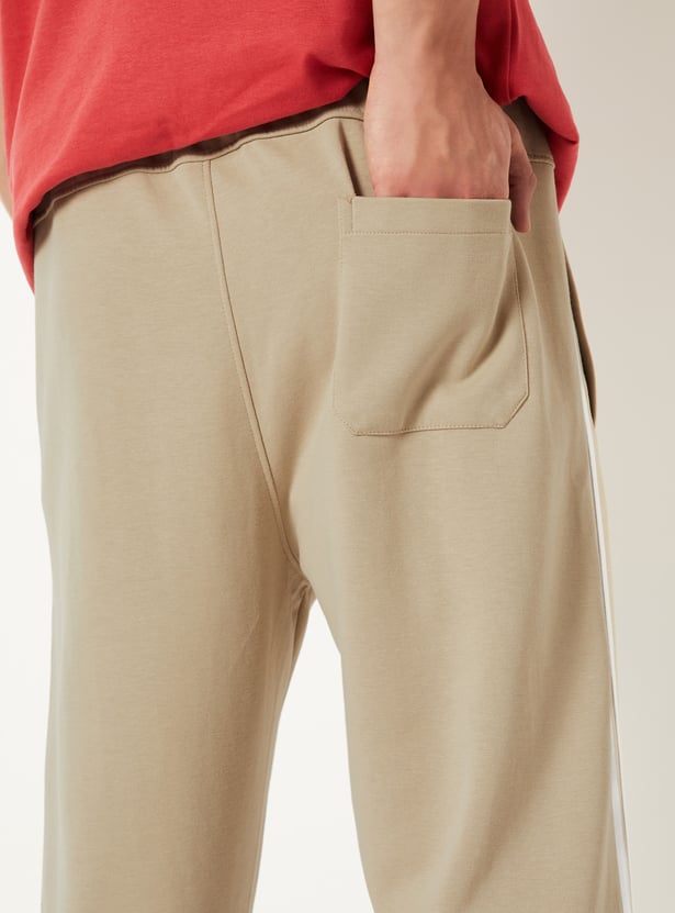 Men Side Stripes Track Pants