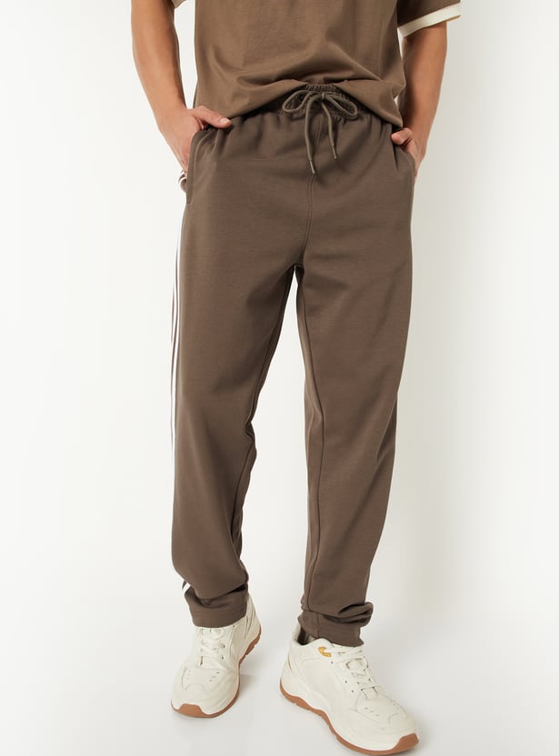 Men Side Stripes Track Pants