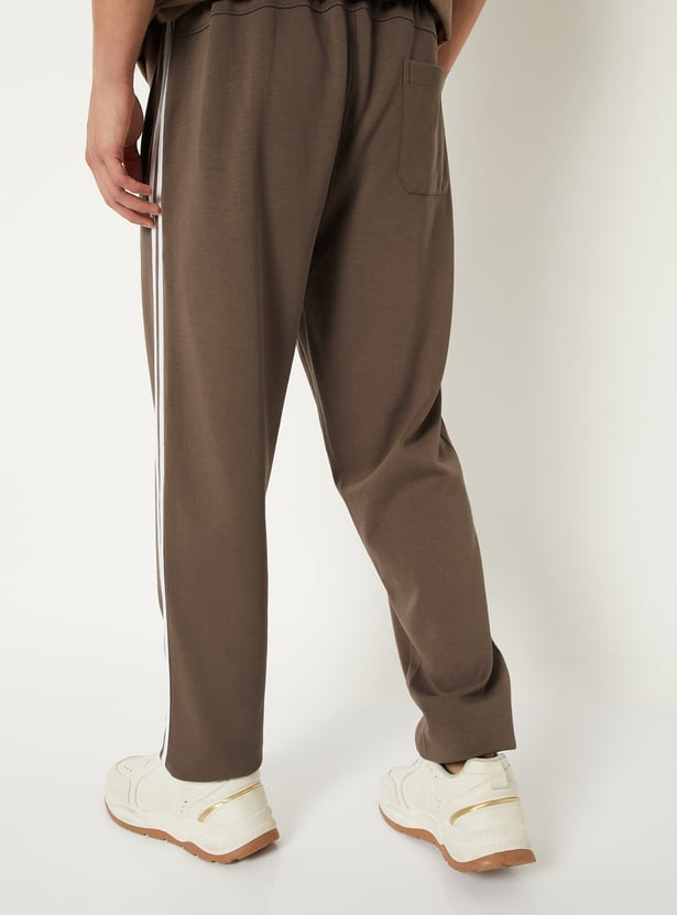 Men Side Stripes Track Pants
