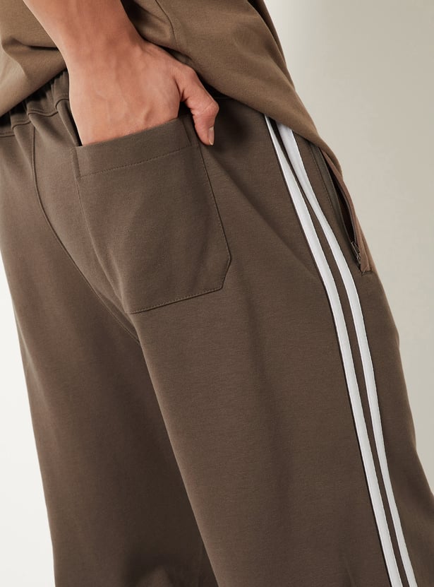 Men Side Stripes Track Pants