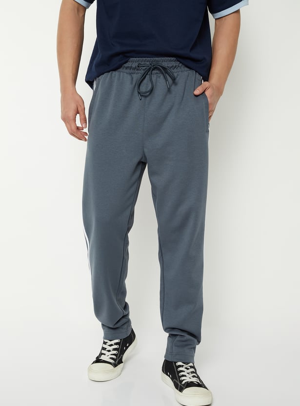 Men Side Stripes Track Pants