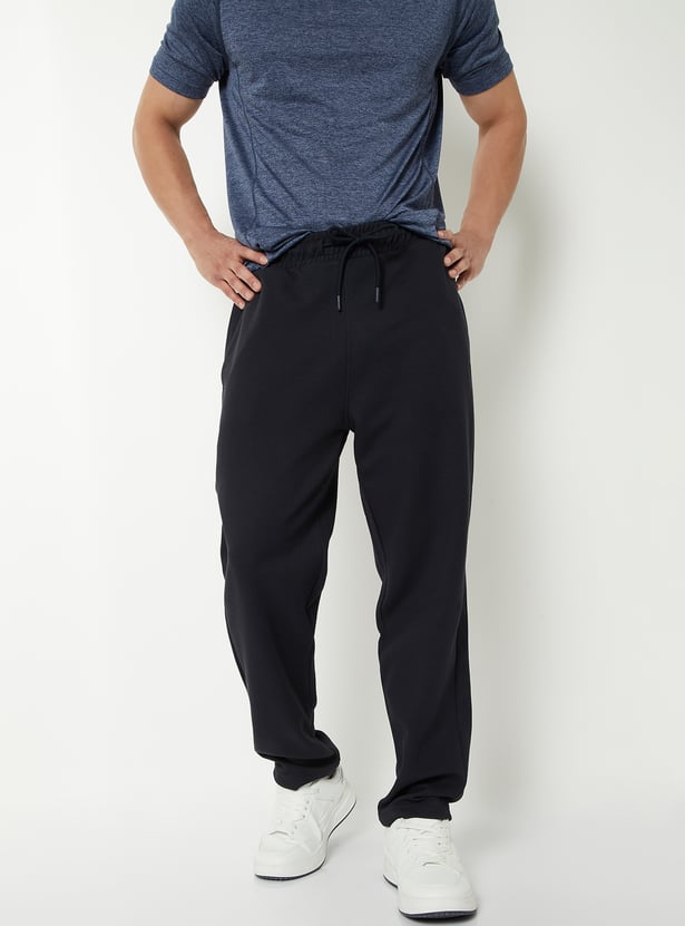 Men Solid Athleisure Track Pants