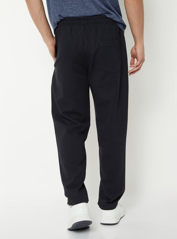 Men Solid Athleisure Track Pants