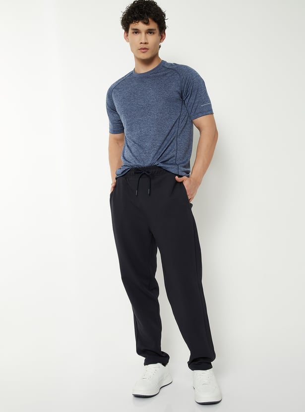 Men Solid Athleisure Track Pants