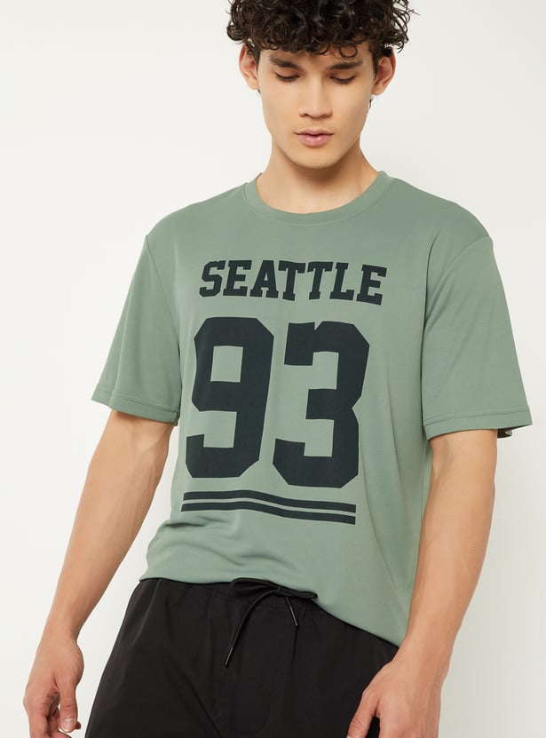 Men Printed Sports T-shirt