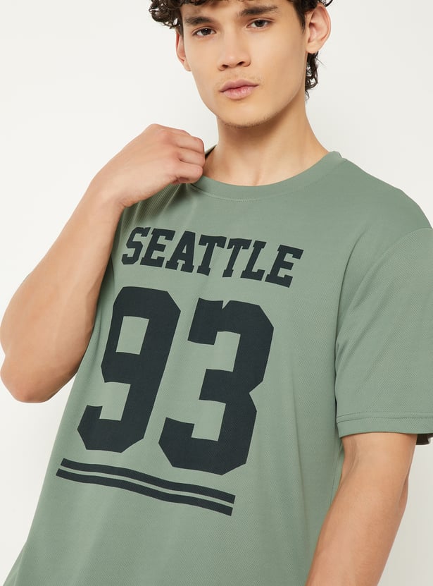 Men Printed Sports T-shirt