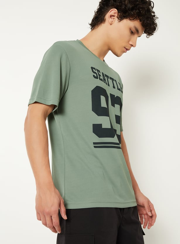 Men Printed Sports T-shirt