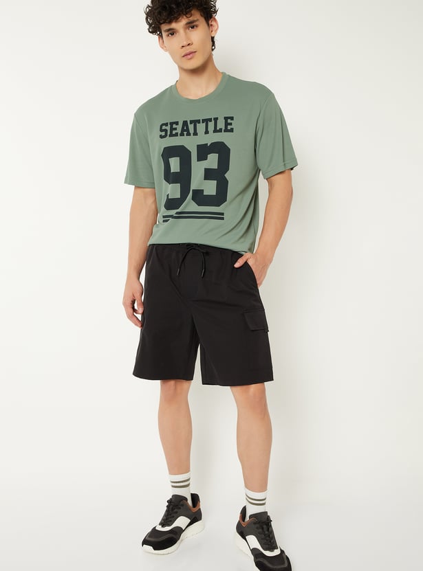 Men Printed Sports T-shirt