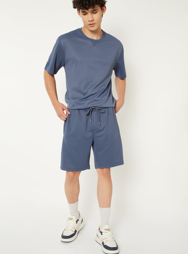 Men Textured Sports T-shirt