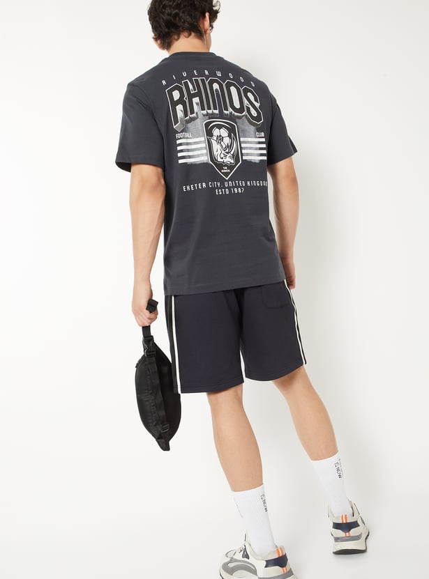 Men Printed Sports T-shirt