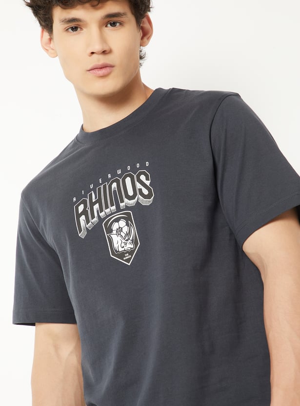 Men Printed Sports T-shirt