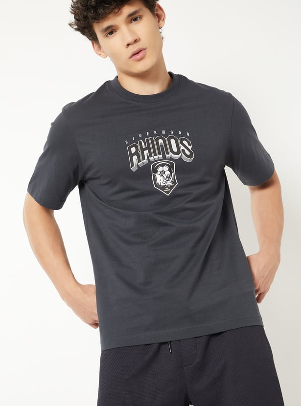 Men Printed Sports T-shirt