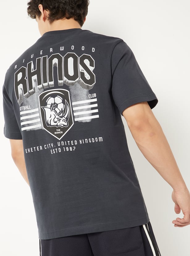 Men Printed Sports T-shirt