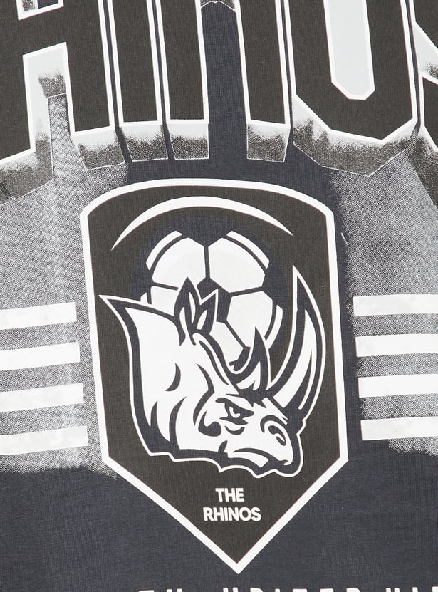 Men Printed Sports T-shirt