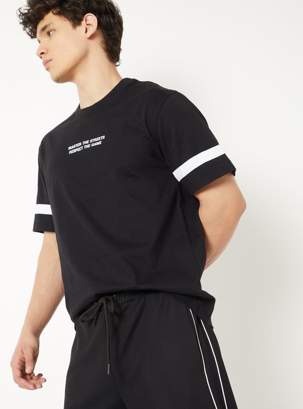 Men Printed Sports T-shirt