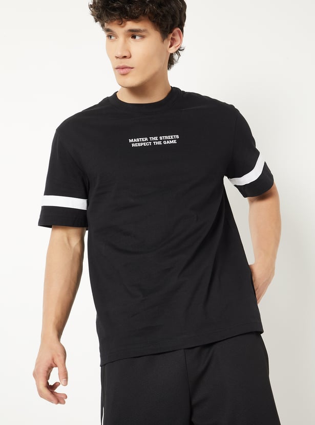 Men Printed Sports T-shirt