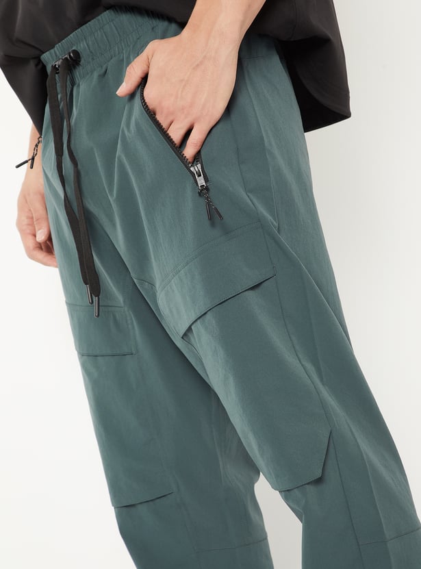 Men Solid Athleisure Joggers