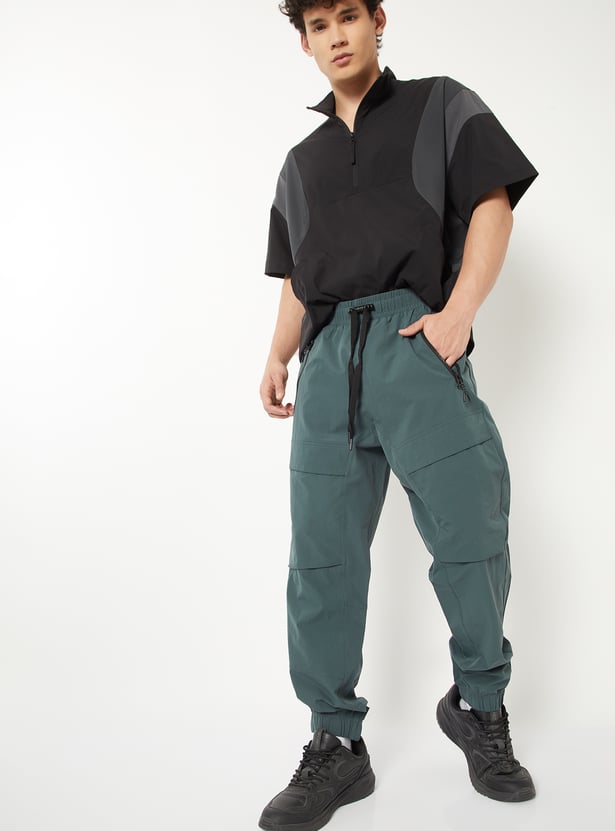 Men Solid Athleisure Joggers