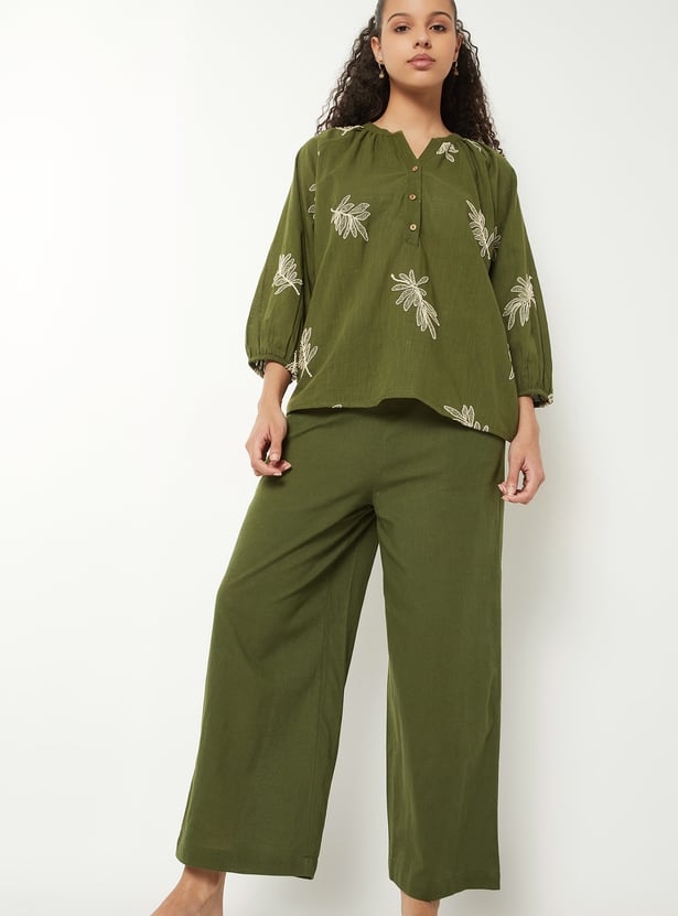 Women Solid Palazzos