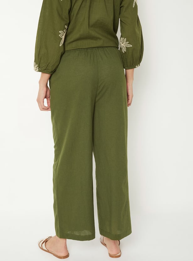 Women Solid Palazzos