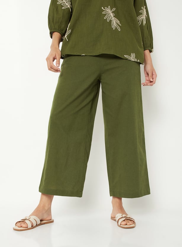 Women Solid Palazzos