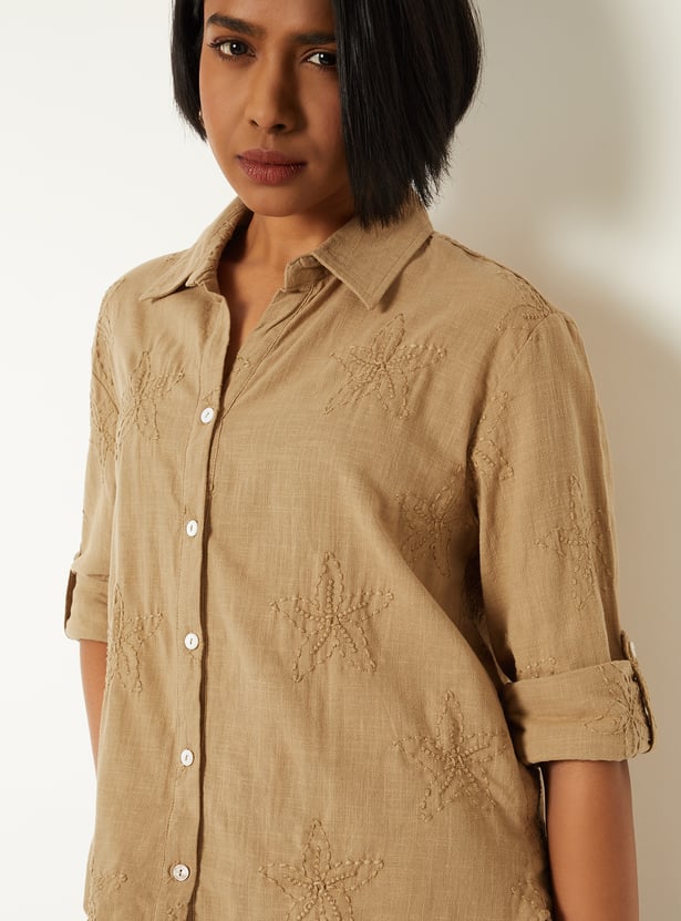 Women Embroidered Shirt