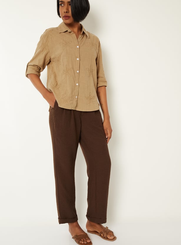 Women Embroidered Shirt