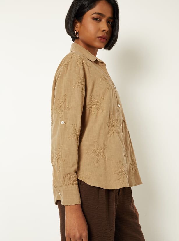 Women Embroidered Shirt