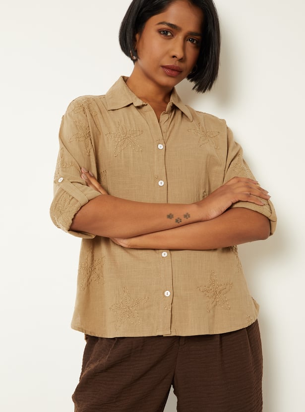 Women Embroidered Shirt