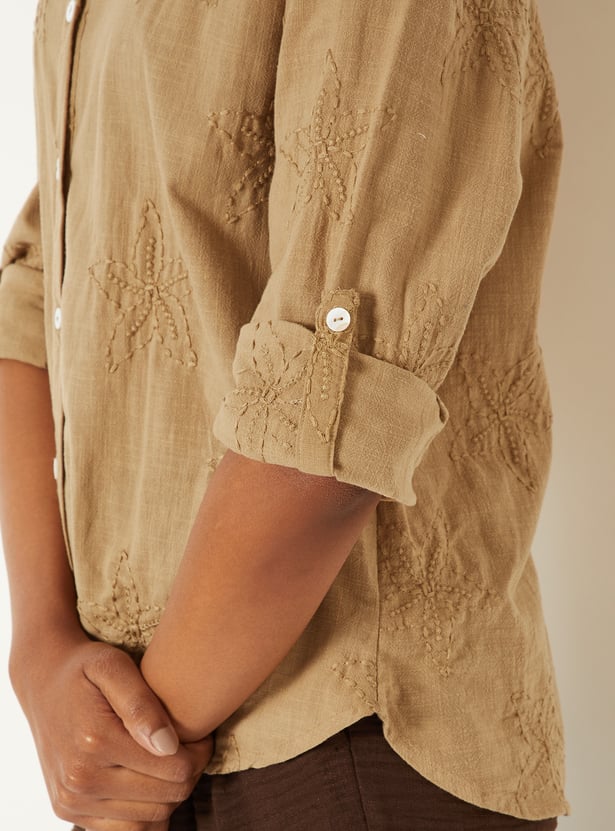 Women Embroidered Shirt