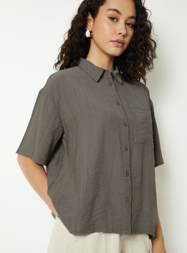 Women Textured Shirt