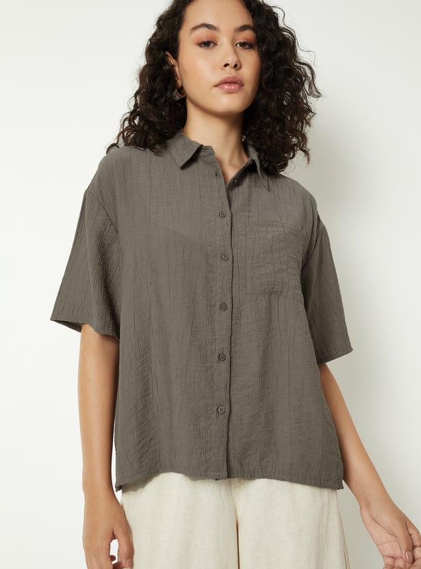 Women Textured Shirt
