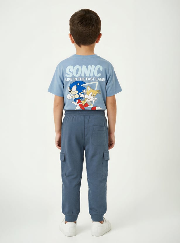 Boys Panelled Cargo Joggers