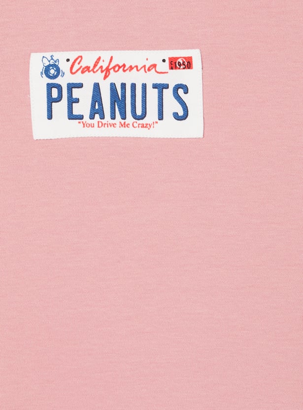 Boys Peanuts Back Print T-shirt