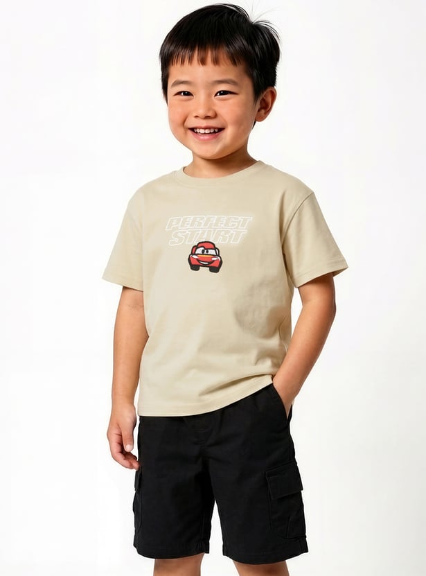 Buy Boys Lightning McQueen T-shirt Online at just Rs. 399.0