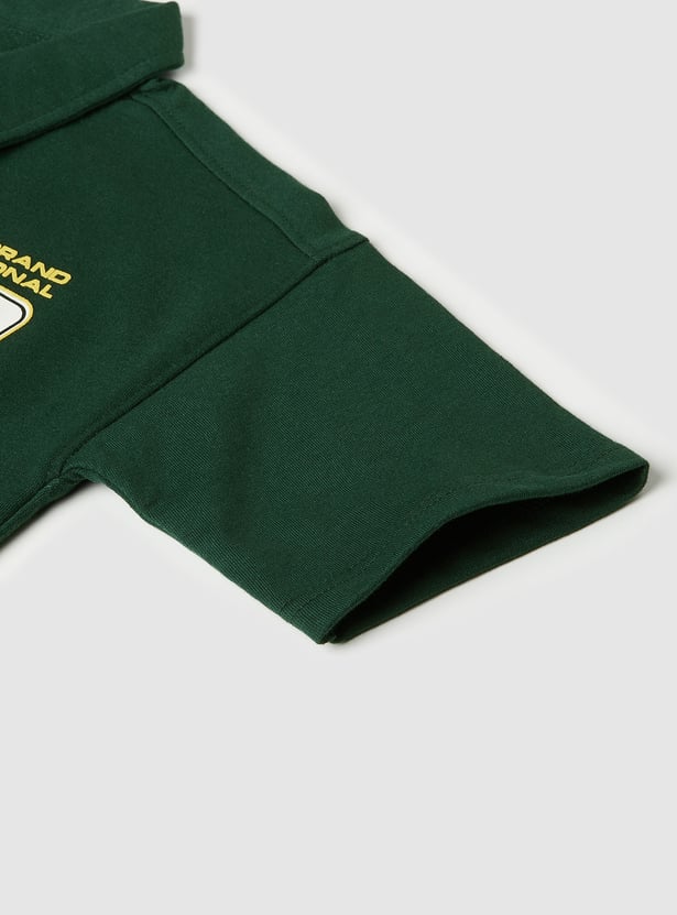 Boys Printed Polo T-shirt