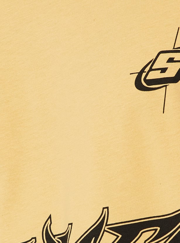 URB_N Men Printed Oversized T-shirt