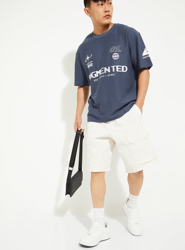 URB_N Men Printed Oversized T-shirt