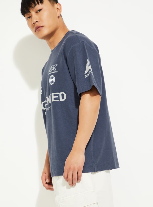 URB_N Men Printed Oversized T-shirt