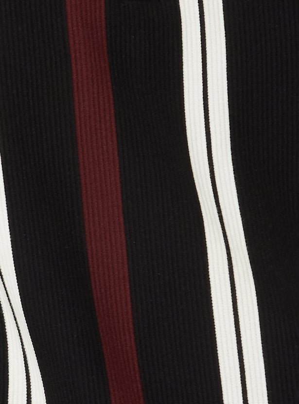 Men Striped Polo T-shirt