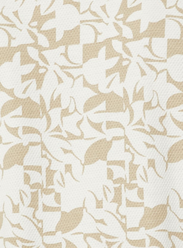 Men Printed Polo T-shirt